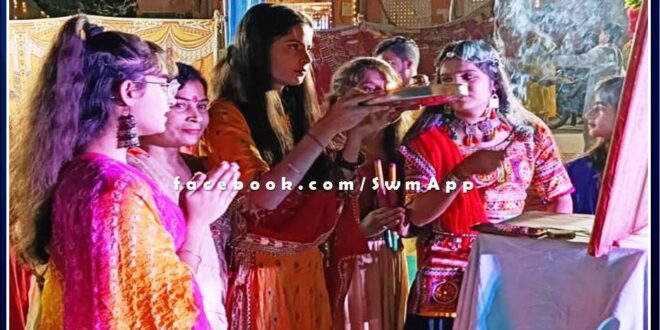 The Sindhu Hojmalo Garba Night organized in sawai madhopur