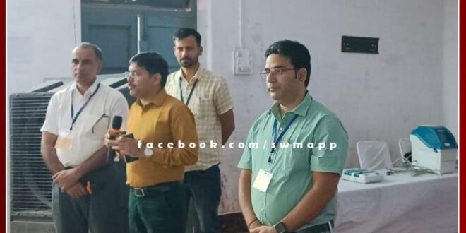 Training in-charge took stock of polling team training programme in sawai madhopur
