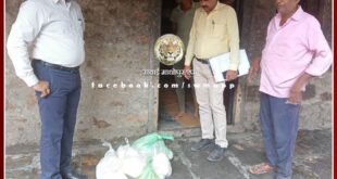Under the war campaign for purity, 50 kg of mawa was destroyed, 100 kg of ghee was seized