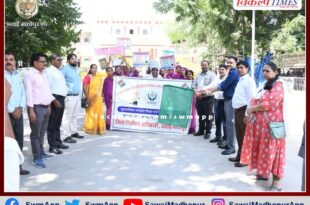 Voter awareness rally flagged off in sawai madhopur