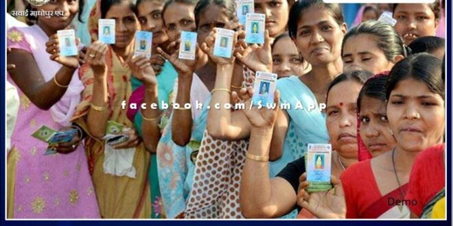 10 lakh 15 thousand 653 voters will vote at 974 polling stations in sawai madhopur