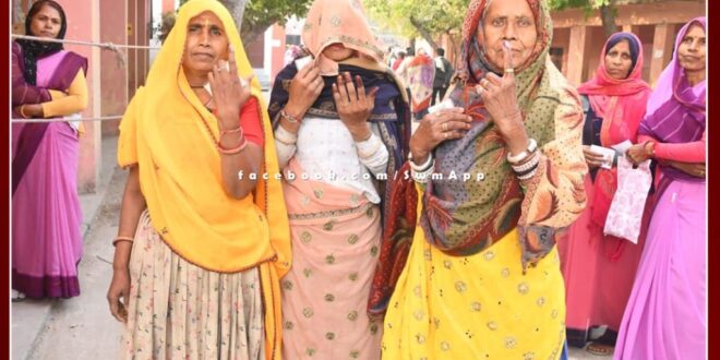 23.74 percent voting took place in Sawai Madhopur Assembly.