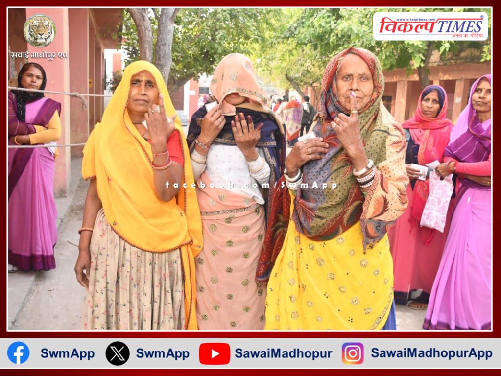 23.74 percent voting took place in Sawai Madhopur Assembly.