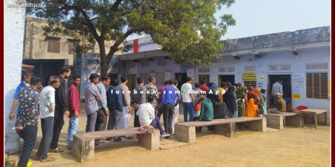 37.48 percent voting took place in Sawai Madhopur till 1 pm