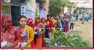 A total of 9.85 percent voting took place till 9 o'clock in all four assemblies of the sawai madhopur