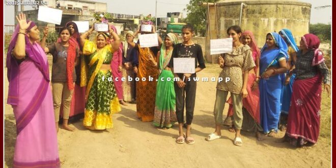 Anganwadi workers gave the message of 100% voting through Kalash Yatra in sawai madhopur