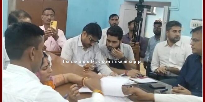 BJP rebel Asha Meena filed nomination in sawai madhopur constituency