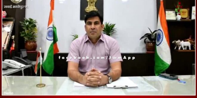 District Election Officer Suresh Kumar Ola wished Diwali to the citizens