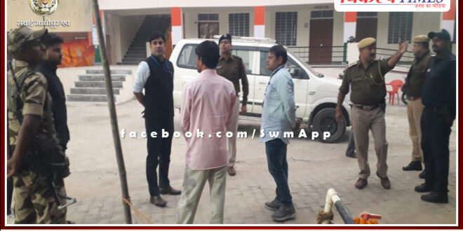 District Election Officer and other officials reached the polling stations and boosted the morale of the polling parties in sawai madhopur