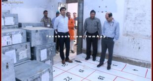 EVM and VVPAT machines are being prepared for voting in sawai madhopur