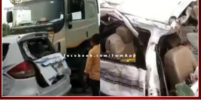 Fierce collision between trailer and car in barmer