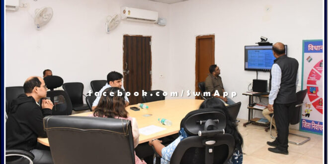 Final randomization of voting parties took place in the presence of general observers in sawai madhopur