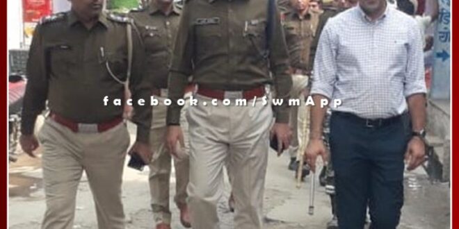 Flag march taken out for free, fair and peaceful elections in sawai madhopur