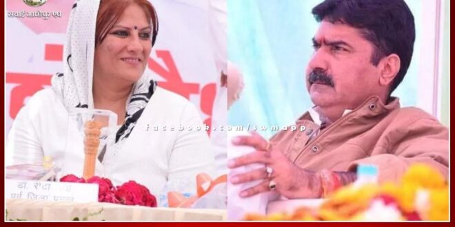 Husband and wife will face each other in Dantaramgarh