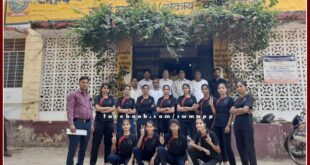 Kho Kho women's team of PG College leaves for Nadauti