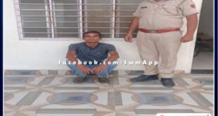 Kundera police station arrested a person with intoxicant ganja in sawai madhopur