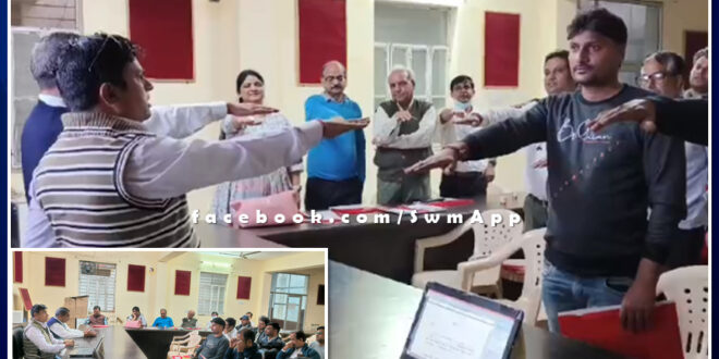 Oath to vote administered in PCPNDT workshop in sawai madhopur