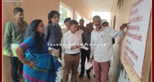 Observer took stock of polling stations in sawai madhopur