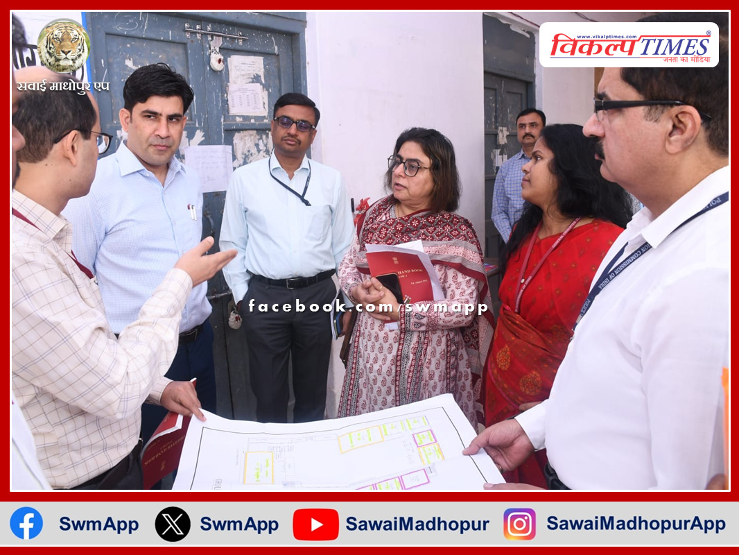Observers inspected EVM strong rooms in sawai madhopur