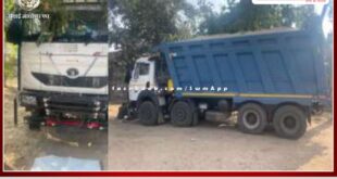 One dumper filled with illegal gravel seized in khandar