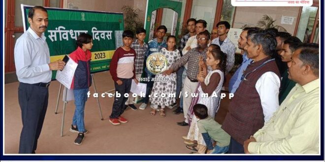 Rajiv Gandhi Regional Natural Science Museum, Sawai Madhopur celebrated Constitution Day in sawai madhopur