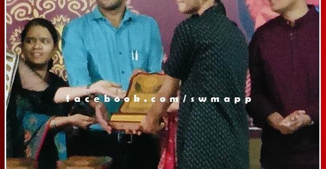 Surwal Model school student got third position in art festival at state level