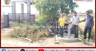The hand pump at the cremation ground has been closed for 6 months