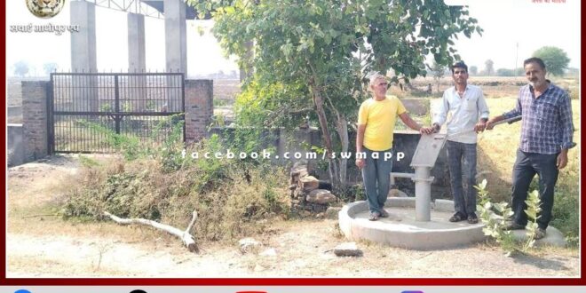 The hand pump at the cremation ground has been closed for 6 months