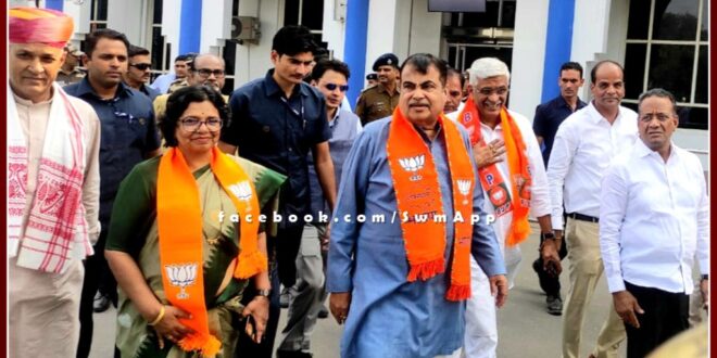 Union Road Transport Minister Nitin Gadkari in Jodhpur