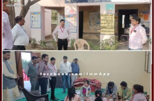 Zila Parishad Chief Executive Officer Muralidhar Pratihar reached the last polling place of Sawai madhopur