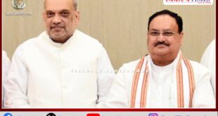 BJP National President JP Nadda arrives to meet Home Minister Amit Shah