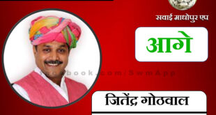 BJP candidate Jitendra Gothwal ahead from Khandar assembly seat