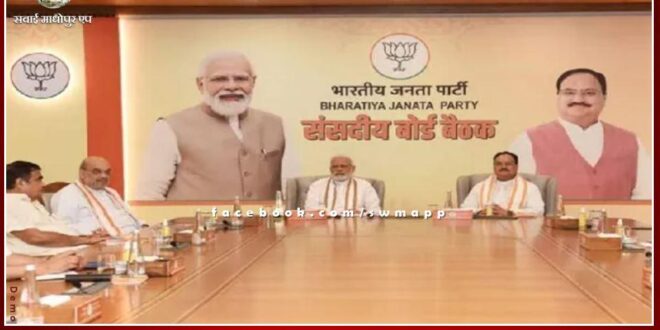 BJP parliamentary party meeting today in delhi