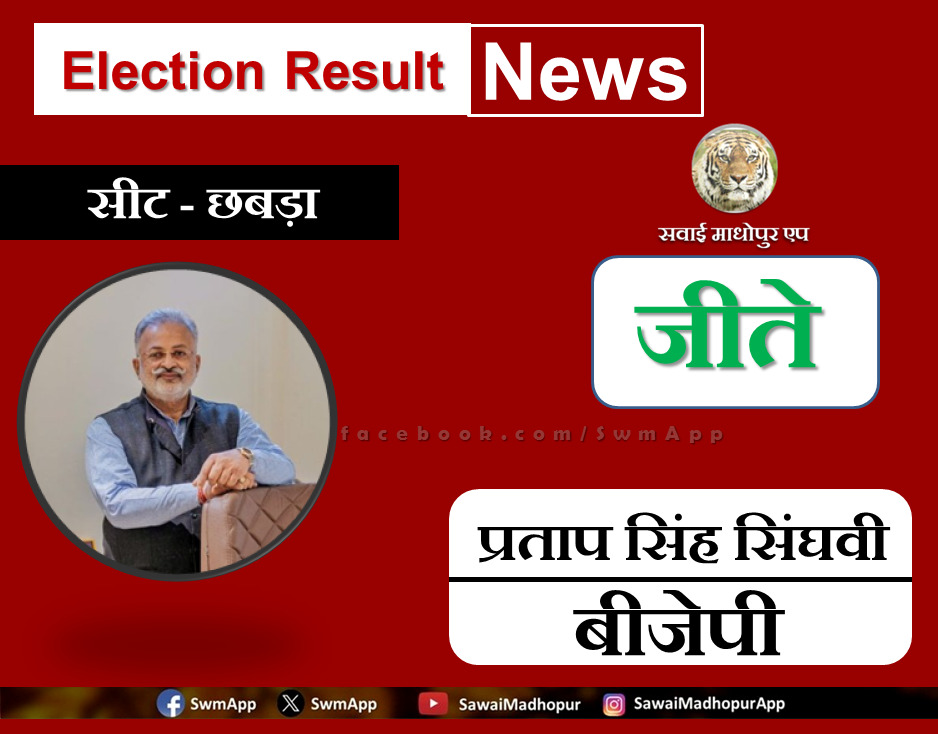 BJP's Pratap Singh Singhvi won from Chhabra