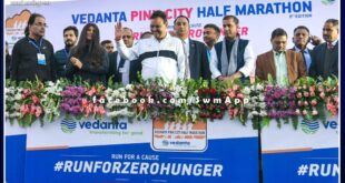 Chief Minister Bhajan Lal Sharma flags off Vedanta Pinkcity Half Marathon in Jaipur Rajasthan