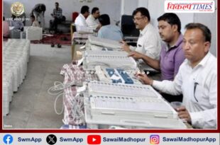 Counting of votes in the rajasthan tomorrow