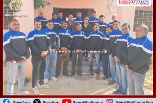 Departure of Civil Services Volleyball, Basketball team to Banswara