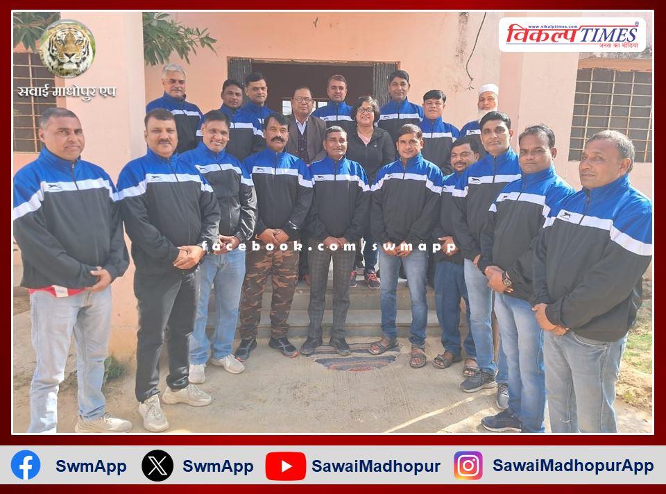 Departure of Civil Services Volleyball, Basketball team to Banswara