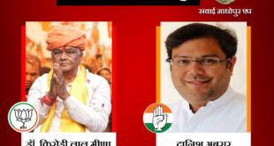 Dr. Kirodi Lal Meena from BJP won by 22510 votes, Danish Abrar from Congress lost in rajasthan assembly election 2023