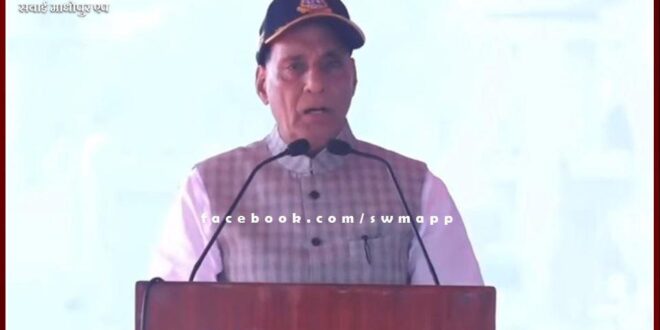Nowadays, there has been an increase in the turmoil in the sea, some powers are worried about India's growing power-Rajnath Singh