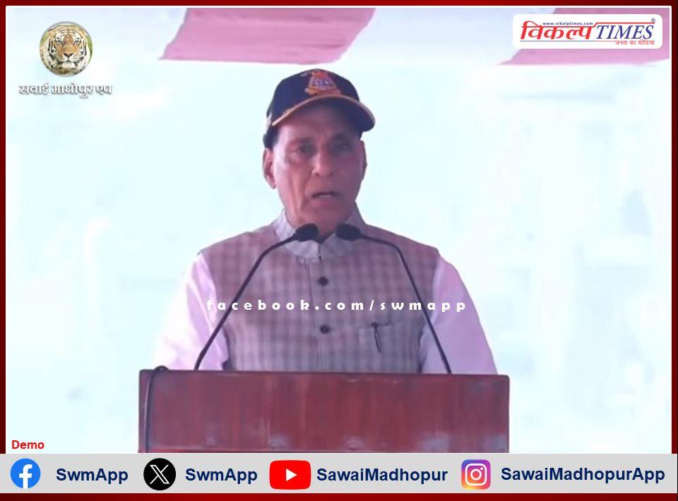 Nowadays, there has been an increase in the turmoil in the sea, some powers are worried about India's growing power-Rajnath Singh