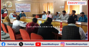 One day block level training and capacity building programme organized in sawai madhopur