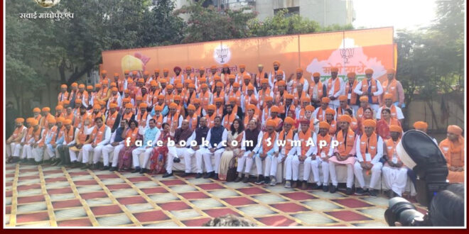 Photo session of MLAs took place at BJP headquarters Jaipur Rajasthan