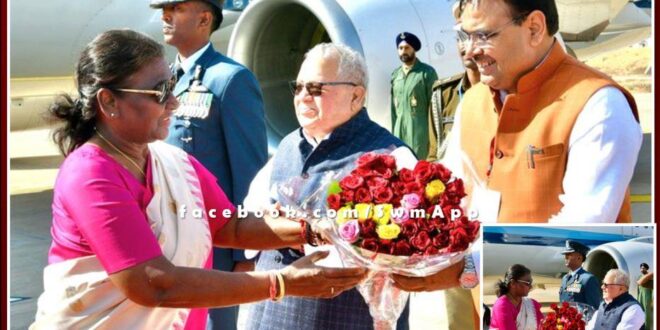 President of India Draupadi Murmu reached Jaisalmer