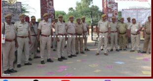 Rajasthan Police alert regarding counting of votes in Rajasthan