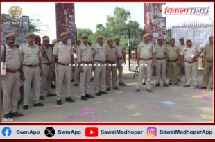 Rajasthan Police alert regarding counting of votes in Rajasthan