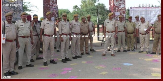 Rajasthan Police alert regarding counting of votes in Rajasthan