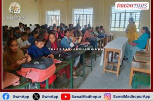 Students registered on MY Bharat portal in pg college sawai madhopur