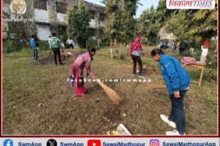 Volunteers donated their labor in NSS camp