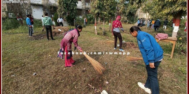 Volunteers donated their labor in NSS camp